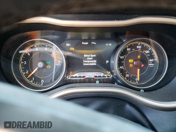 2018 Jeep Cherokee Limited with VIN 1C4PJMDX8JD571983, listed as a Copart auction lot 47087865 with 116,840 mi miles and Salvage Title. Bid and sale history available at carsss.com. Image 9.