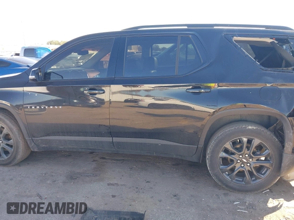 2018 Chevrolet Traverse RS with VIN 1GNERJKX3JJ145158, listed as a IAAI auction lot 41481197 with 158,695 mi miles. Bid and sale history available at carsss.com. Image 14.