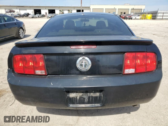 2008 Ford Mustang Deluxe with VIN 1ZVHT80N385191008, listed as a Copart auction lot 49577255 with 221,173 mi miles and Clean Title. Bid and sale history available at carsss.com. Image 6.