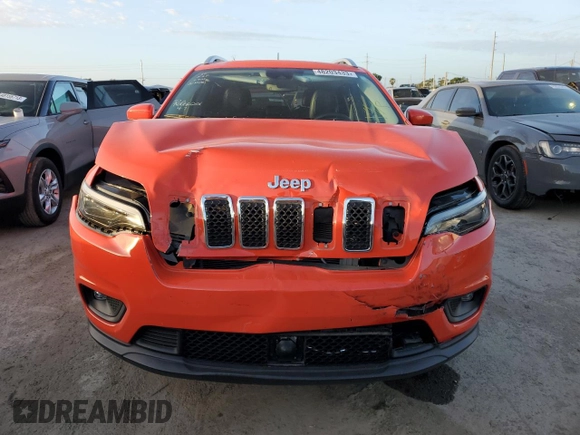 2021 Jeep Cherokee 80th Anniversary with VIN 1C4PJMMN3MD180906, listed as a Copart auction lot 48203433 with 21,700 mi miles and . Bid and sale history available at DreamBid. Image 5.