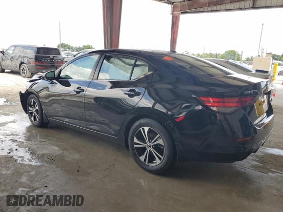 2022 Nissan Sentra SV with VIN 3N1AB8CV3NY298872, listed as a Copart auction lot 52895515 with 18,819 mi miles and Non Repairable. Bid and sale history available at DreamBid. Image 2.