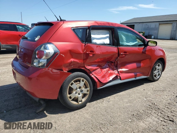 2009 Pontiac Vibe w/1SB with VIN 5Y2SP670X9Z446730, listed as a Copart auction lot 65626074 with 132,386 mi miles and Clean Title. Bid and sale history available at carsss.com. Image 3.