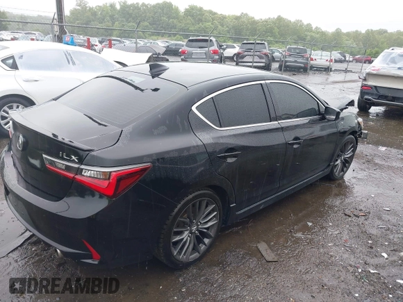 2020 Acura ILX Premium with VIN 19UDE2F8XLA011440, listed as a IAAI auction lot 42354269 with 61,280 mi miles and . Bid and sale history available at DreamBid. Image 4.