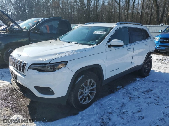 2019 Jeep Cherokee Altitude with VIN 1C4PJMLB8KD125730, listed as a Copart auction lot 88926985 with 76,886 mi miles and Salvage Title. Bid and sale history available at carsss.com. Image 1.