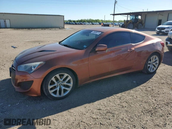 2013 Hyundai Genesis Coupe 2.0T with VIN KMHHT6KD6DU091878, listed as a Copart auction lot 53606815 with 142,441 mi miles and Salvage title. Bid and sale history available at DreamBid. Image 1.