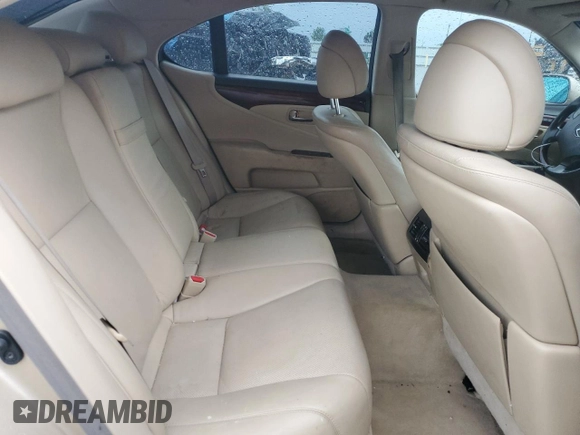 2008 Lexus LS 460 with VIN JTHBL46F885075478, listed as a Copart auction lot 56842225 with 128,897 mi miles and Salvage title. Bid and sale history available at DreamBid. Image 10.