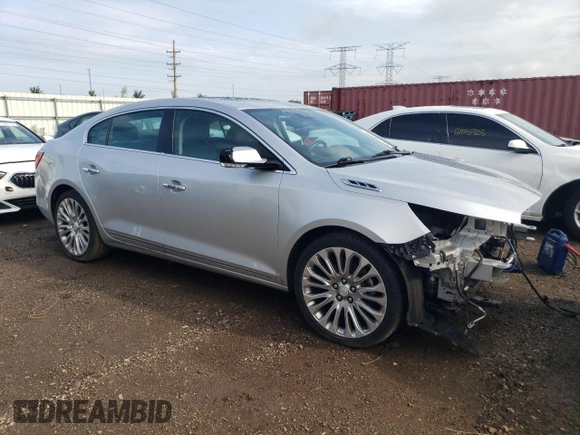2014 Buick LaCrosse Premium II with VIN 1G4GF5G36EF207938, listed as a Copart auction lot 61226035 with 115,612 mi miles and Salvage title. Bid and sale history available at DreamBid. Image 4.