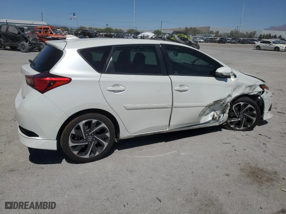 2017 Toyota Corolla iM with VIN JTNKARJE5HJ540000, listed as a Copart auction lot 61888174 with 60,637 mi miles and Salvage Title. Bid and sale history available at carsss.com. Image 3.