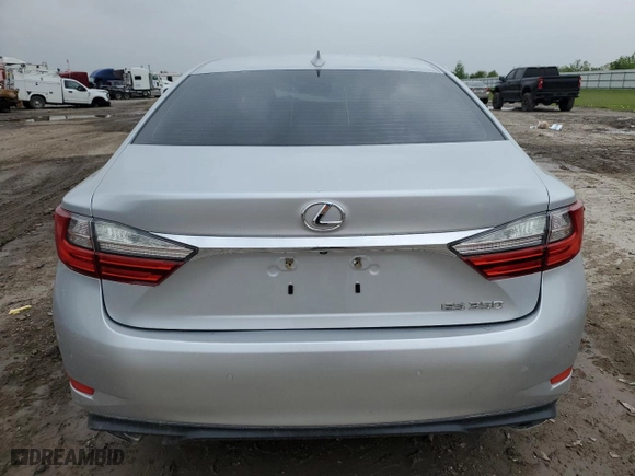 2017 Lexus ES with VIN 58ABK1GG8HU073072, listed as a Copart auction lot 50841435 with 0 mi miles and Salvage Title. Bid and sale history available at carsss.com. Image 6.