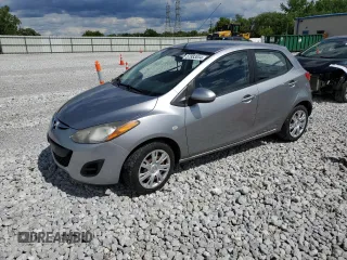 2012 Mazda 2 Sport with VIN JM1DE1KY5C0148273, listed as a Copart auction lot 47045815 with 104,814 mi miles and Salvage Title. Bid and sale history available at carsss.com. Image 1.