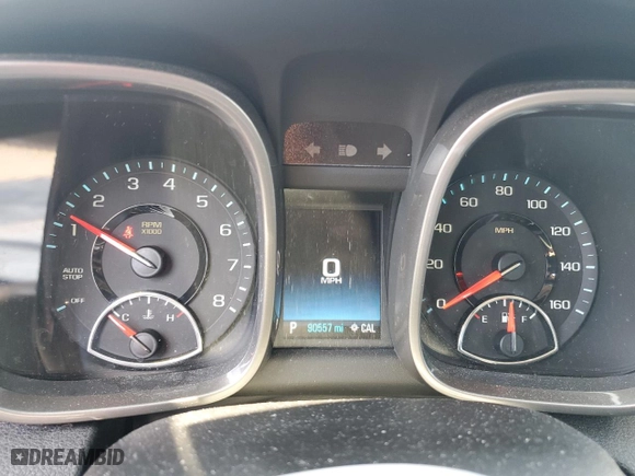 2015 Chevrolet Malibu LT with VIN 1G11C5SLXFF320313, listed as a Copart auction lot 53520525 with 90,557 mi miles and Salvage Title. Bid and sale history available at carsss.com. Image 9.