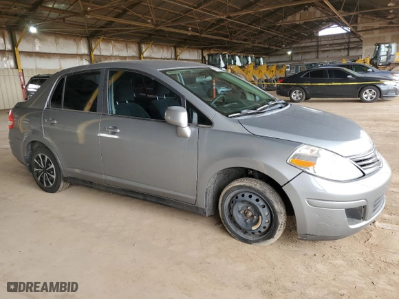 2010 Nissan Versa 1.8 S with VIN 3N1BC1APXAL416663, listed as a Copart auction lot 49631505 with 148,791 mi miles and Salvage Title. Bid and sale history available at carsss.com. Image 4.