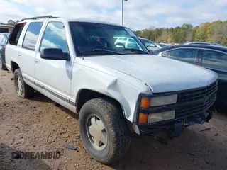 1999 Chevrolet Tahoe Z71 with VIN 1GNEK13R9XJ407455, listed as a IAAI auction lot 40787407 with 276,571 mi miles and . Bid and sale history available at DreamBid. Image 1.