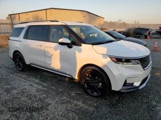 2023 Kia Carnival SX Prestige with VIN KNDNE5H33P6224499, listed as a Copart auction lot 77567844 with 29,661 mi miles and Salvage Title. Bid and sale history available at carsss.com. Image 4.