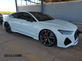 2022 Audi RS 7 z VIN WUAPCBF27NN902149, wystawiony jako Copart lot #54994225 z przebiegiem 12 848 mil mil oraz Szkoda całkowita • Salvage title. Historia ofert i sprzedaży dostępna na DreamBid. Obrazek 4.