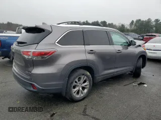 2014 Toyota Highlander XLE z VIN 5TDJKRFHXES037657, wystawiony jako Copart lot #53041445 z przebiegiem 134 344 mil mil oraz Szkoda całkowita • Salvage title. Historia ofert i sprzedaży dostępna na DreamBid. Obrazek 3.