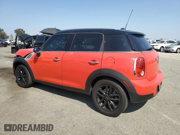 2012 MINI Countryman with VIN WMWZB3C59CWM06478, listed as a Copart auction lot 62547305 with 84,008 mi miles and Salvage title. Bid and sale history available at DreamBid. Image 2.