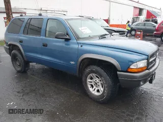 2002 Dodge Durango Sport with VIN 1B4HS38N92F151558, listed as a IAAI auction lot 41822038 with 1 mi miles. Bid and sale history available at carsss.com. Image 1.