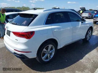 2020 Audi Q3 S line Premium with VIN WA1DECF34L1078019, listed as a IAAI auction lot 41928005 with 62,303 mi miles. Bid and sale history available at carsss.com. Image 4.