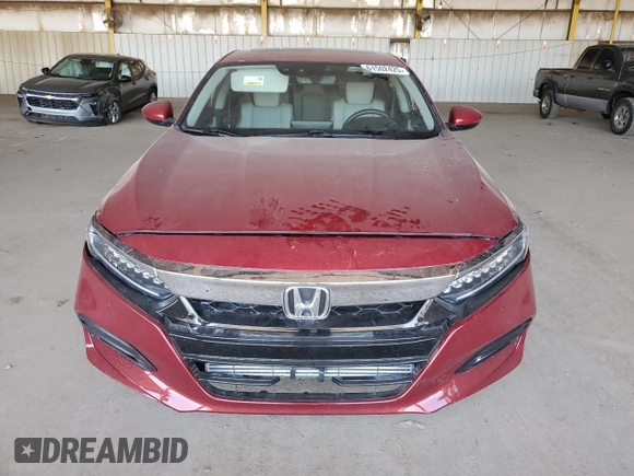 2018 Honda Accord Touring with VIN 1HGCV1F96JA096160, listed as a Copart auction lot 61502425 with 59,901 mi miles and Salvage title. Bid and sale history available at DreamBid. Image 5.