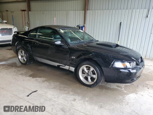 2002 Ford Mustang GT Deluxe with VIN 1FAFP42X82F155649, listed as a Copart auction lot 64041995 with Not provided miles and Salvage title. Bid and sale history available at DreamBid. Image 4.