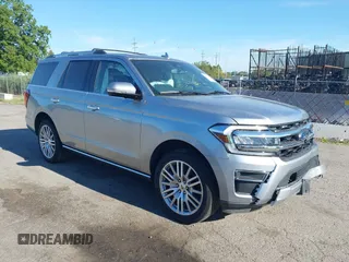 2024 Ford Expedition Limited z VIN 1FMJU2A86REA18667, wystawiony jako IAAI lot #42809283 z przebiegiem 32 902 mil mil oraz . Historia ofert i sprzedaży dostępna na DreamBid. Obrazek 1.