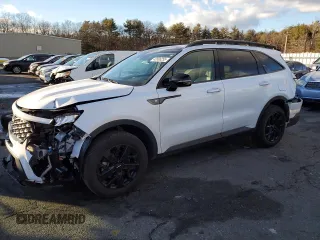 2023 Kia Sorento X-Line S with VIN 5XYRLDLC3PG243446, listed as a Copart auction lot 43506255 with 19,164 mi miles and Salvage Title. Bid and sale history available at carsss.com. Image 1.