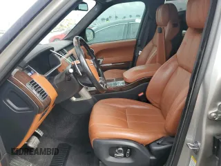 2016 Land Rover Range Rover with VIN SALGV3EF6GA272015, listed as a Copart auction lot 74750434 with 57,778 mi miles and Salvage title. Bid and sale history available at DreamBid. Image 7.