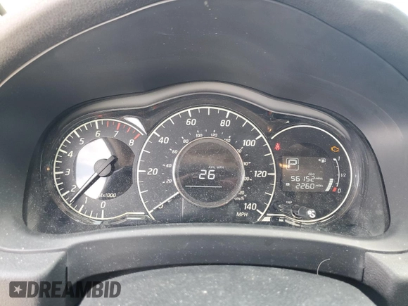 2017 Nissan Note S Plus with VIN 3N1CE2CP7HL355591, listed as a Copart auction lot 47341405 with 56,152 mi miles and Salvage title. Bid and sale history available at DreamBid. Image 9.