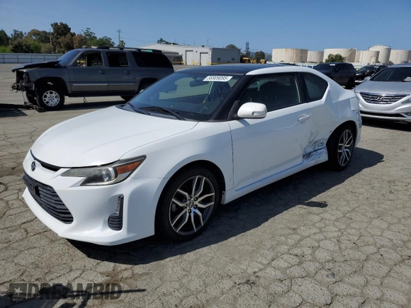 2014 Scion tC z VIN JTKJF5C71E3082375, wystawiony jako Copart lot #56909095 z przebiegiem 140 165 mil mil oraz Szkoda całkowita • Salvage title. Historia ofert i sprzedaży dostępna na DreamBid. Obrazek 1.