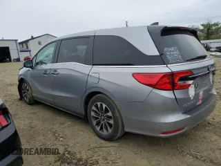 2022 Honda Odyssey EX-L с VIN 5FNRL6H76NB060456, выставлен на аукционе Copart как лот 52706755 с пробегом 55 886 миль миль и Списание • Salvage title. История ставок и продаж доступна на DreamBid. Изображение 2.