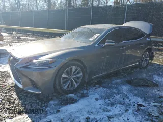 2018 Lexus LS with VIN JTHC51FF5J5003978, listed as a Copart auction lot 89002105 with 119,472 mi miles and Salvage Title. Bid and sale history available at carsss.com. Image 1.