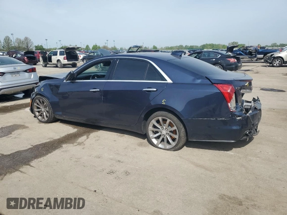2018 Cadillac CTS Luxury AWD with VIN 1G6AX5SX0J0128430, listed as a Copart auction lot 53480485 with 121,920 mi miles and Salvage title. Bid and sale history available at DreamBid. Image 2.