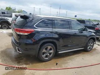 2019 Toyota Highlander Limited с VIN 5TDDZRFH1KS701297, выставлен на аукционе Copart как лот 55472505 с пробегом 75 254 миль миль и Списание • Salvage title. История ставок и продаж доступна на DreamBid. Изображение 3.