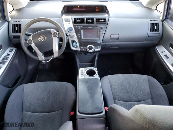2012 Toyota Prius v Two with VIN JTDZN3EU4C3037013, listed as a Copart auction lot 51873615 with 85,112 mi miles and Salvage Title. Bid and sale history available at carsss.com. Image 8.