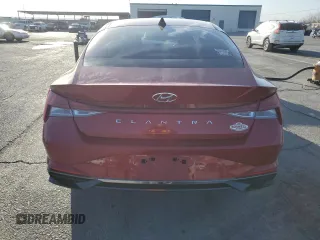 2021 Hyundai Elantra SEL with VIN KMHLN4AG3MU118653, listed as a Copart auction lot 47587975 with 79,915 mi miles and Salvage Title. Bid and sale history available at carsss.com. Image 6.