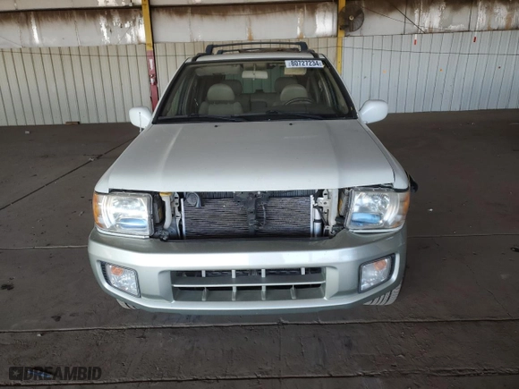 2002 Infiniti QX4 Luxury with VIN JNRDR09Y02W255960, listed as a Copart auction lot 80727234 with 168750 miles and Salvage Title. Bid and sale history available at carsss.com. Image 5.
