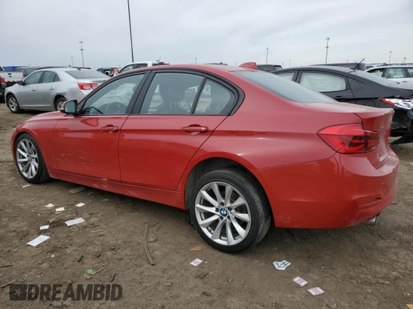 2018 BMW 3 Series 320i xDrive with VIN WBA8E5G57JNU47932, listed as a Copart auction lot 44040445 with 64,217 mi miles and Clean Title. Bid and sale history available at carsss.com. Image 2.