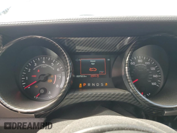 2019 Ford Mustang EcoBoost with VIN 1FA6P8TH1K5173219, listed as a Copart auction lot 52612465 with 53,752 mi miles and Salvage Title. Bid and sale history available at carsss.com. Image 9.