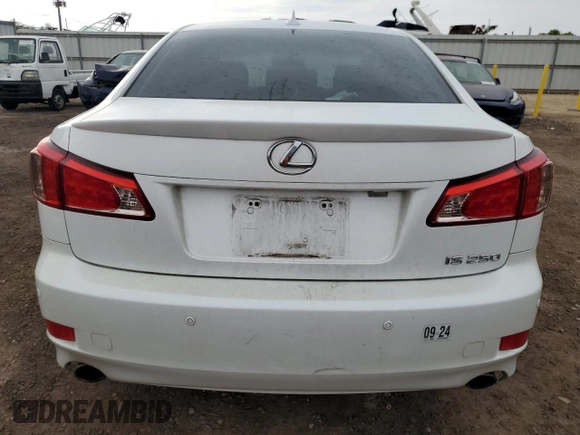 2011 Lexus IS 250 с VIN JTHBF5C21B5133811, выставлен на аукционе Copart как лот 51544715 с пробегом 101 985 миль миль и Списание • Salvage title. История ставок и продаж доступна на DreamBid. Изображение 6.
