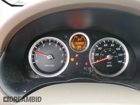2010 Nissan Sentra SL with VIN 3N1AB6AP2AL664465, listed as a Copart auction lot 57750475 with 155,892 mi miles and Salvage title. Bid and sale history available at DreamBid. Image 9.