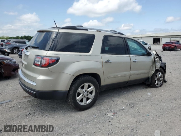 2016 GMC Acadia SLE with VIN 1GKKRPKD6GJ266266, listed as a Copart auction lot 55915825 with 133,296 mi miles and Salvage title. Bid and sale history available at DreamBid. Image 3.