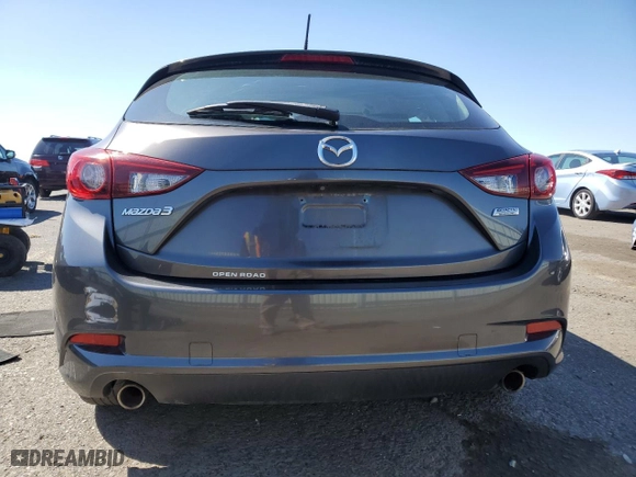 2018 Mazda Mazda3 5-Door Sport with VIN 3MZBN1K7XJM178567, listed as a Copart auction lot 49958405 with 106,965 mi miles and Salvage Title. Bid and sale history available at carsss.com. Image 6.