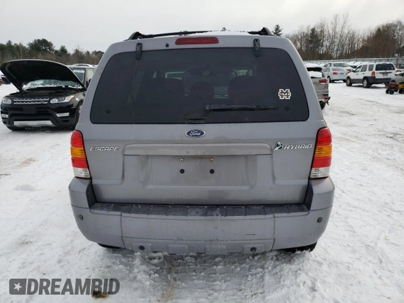 2007 Ford Escape Hybrid with VIN 1FMYU49H07KA09864, listed as a Copart auction lot 44850285 with 114,210 mi miles and Clean Title. Bid and sale history available at carsss.com. Image 6.