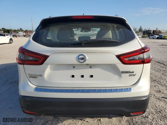 2021 Nissan Rogue Sport SV with VIN JN1BJ1BV4MW572019, listed as a Copart auction lot 48945245 with 13,168 mi miles and Non Repairable. Bid and sale history available at carsss.com. Image 6.