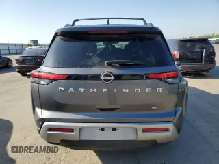 2023 Nissan Pathfinder SL with VIN 5N1DR3CAXPC223180, listed as a Copart auction lot 54917625 with 23,421 mi miles and Salvage title. Bid and sale history available at DreamBid. Image 6.