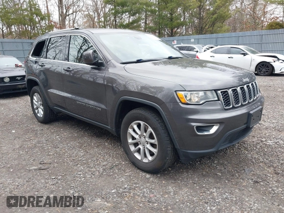 2021 Jeep Grand Cherokee Laredo X with VIN 1C4RJFAG6MC703691, listed as a IAAI auction lot 41655340 with 53,300 mi miles and . Bid and sale history available at DreamBid. Image 1.