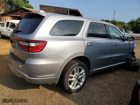 2021 Dodge Durango GT Plus with VIN 1C4RDJDG4MC661771, listed as a Copart auction lot 86217514 with 43,534 mi miles and Salvage Title. Bid and sale history available at carsss.com. Image 3.