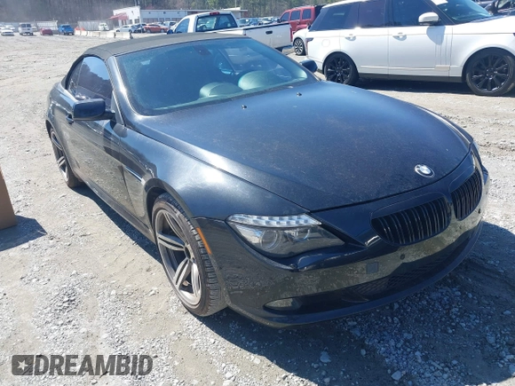 2008 BMW 6 Series 650i with VIN WBAEB53558CX63336, listed as a IAAI auction lot 41780773 with 169,556 mi miles. Bid and sale history available at carsss.com. Image 1.