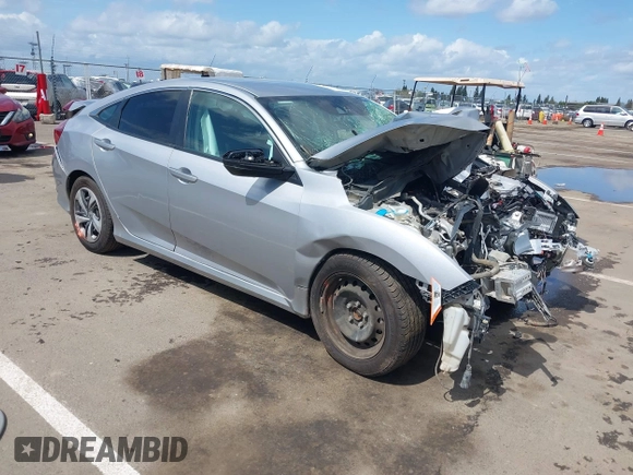 2020 Honda Civic LX with VIN 2HGFC2F63LH505525, listed as a IAAI auction lot 41920997 with Not Provided miles and . Bid and sale history available at DreamBid. Image 1.